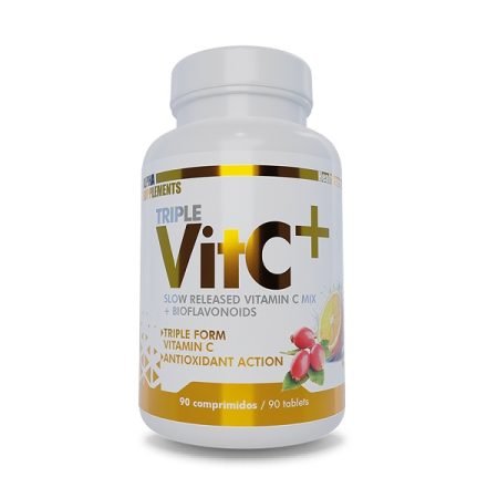 Triple Vit C+ (Vitamina C Mix)(90 veggietabs) - Alpha Supplements