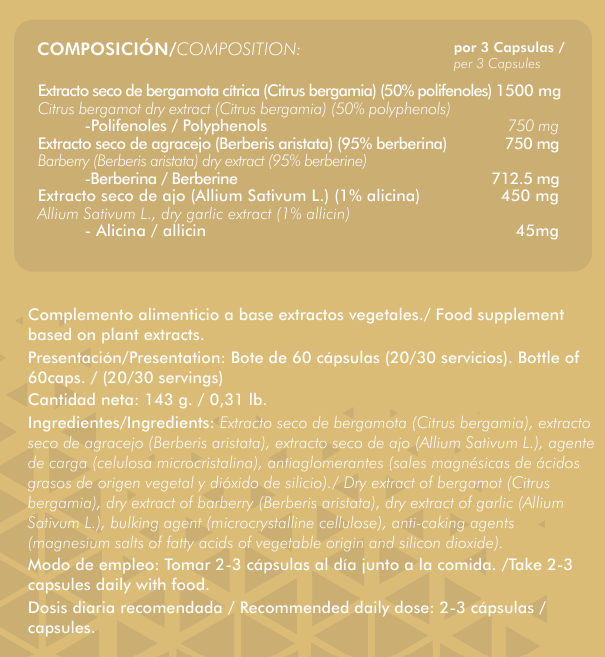 Lipid Support (60 Veggiecaps) - Alpha Supplements - Imagen 2